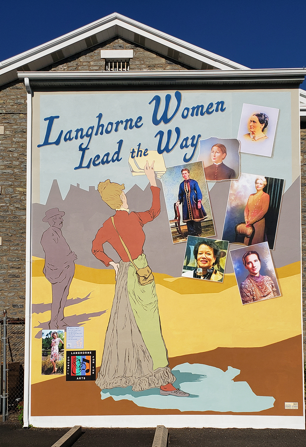 Langhorne Celebrates History’s Heroines with Stunning New Mural | Dubus Art Studio