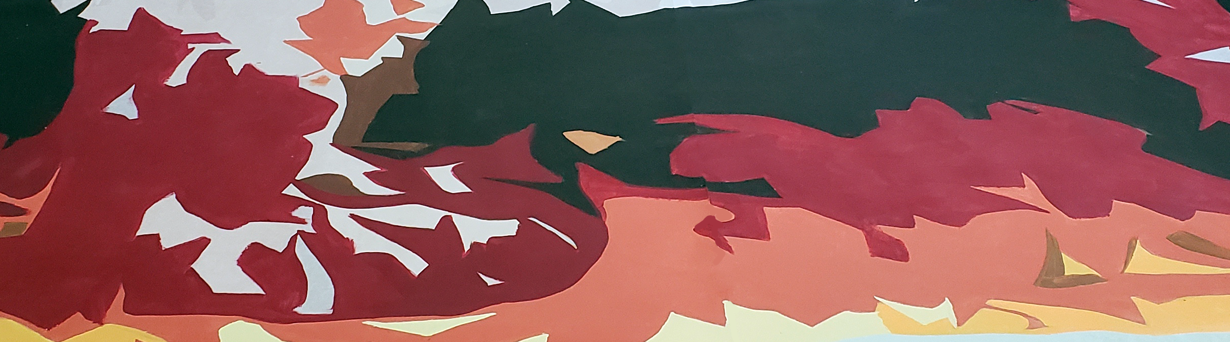 Edward Hicks Painting in Progress